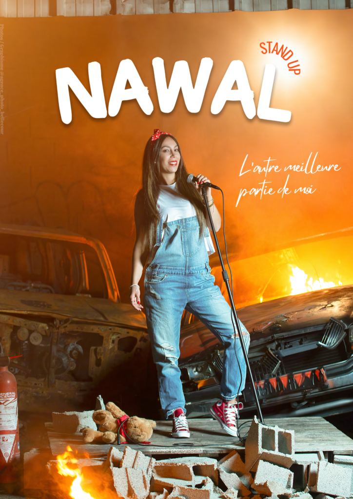 Affiche de stand Up de Nawal Smaïn