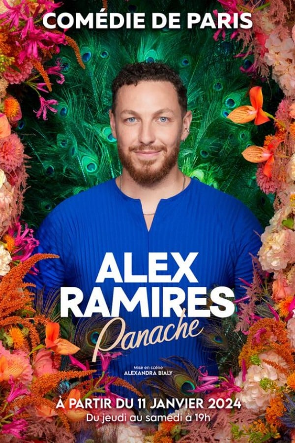 Nouvelle Affiche du spectacle d'Alex Ramirès "Panache"