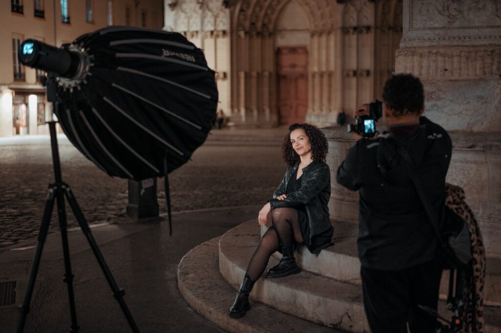 Stages photo à Lyon - portrait en studio exterieur formation