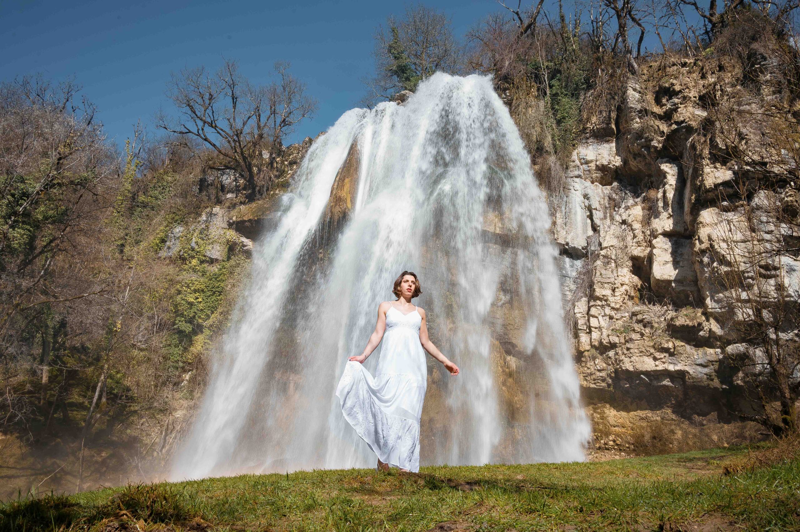 Réaliser des portraits dans les cascades de l'Ain