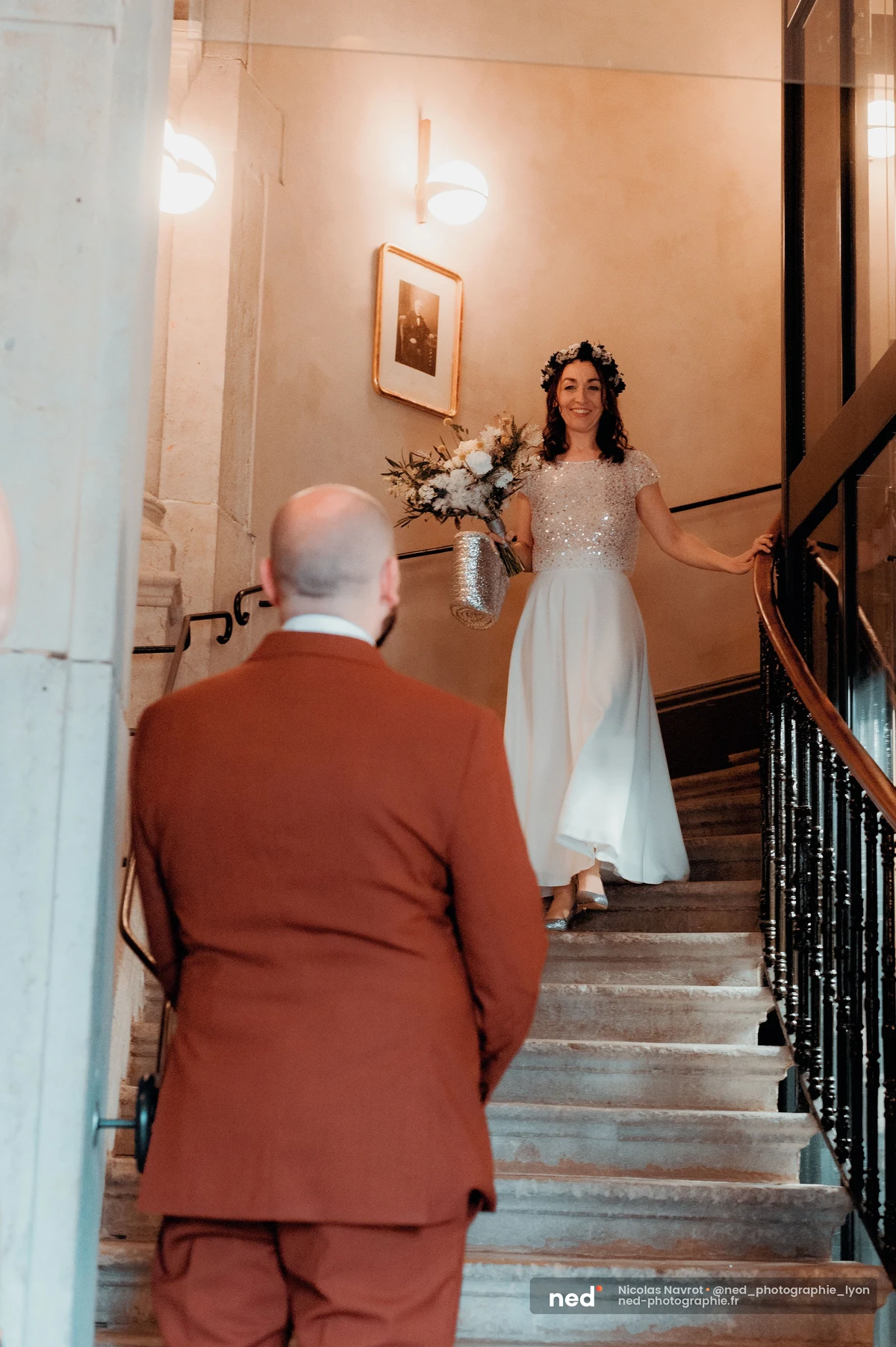 Mariage à la Basilique Saint-Martin d'Ainay : first look
