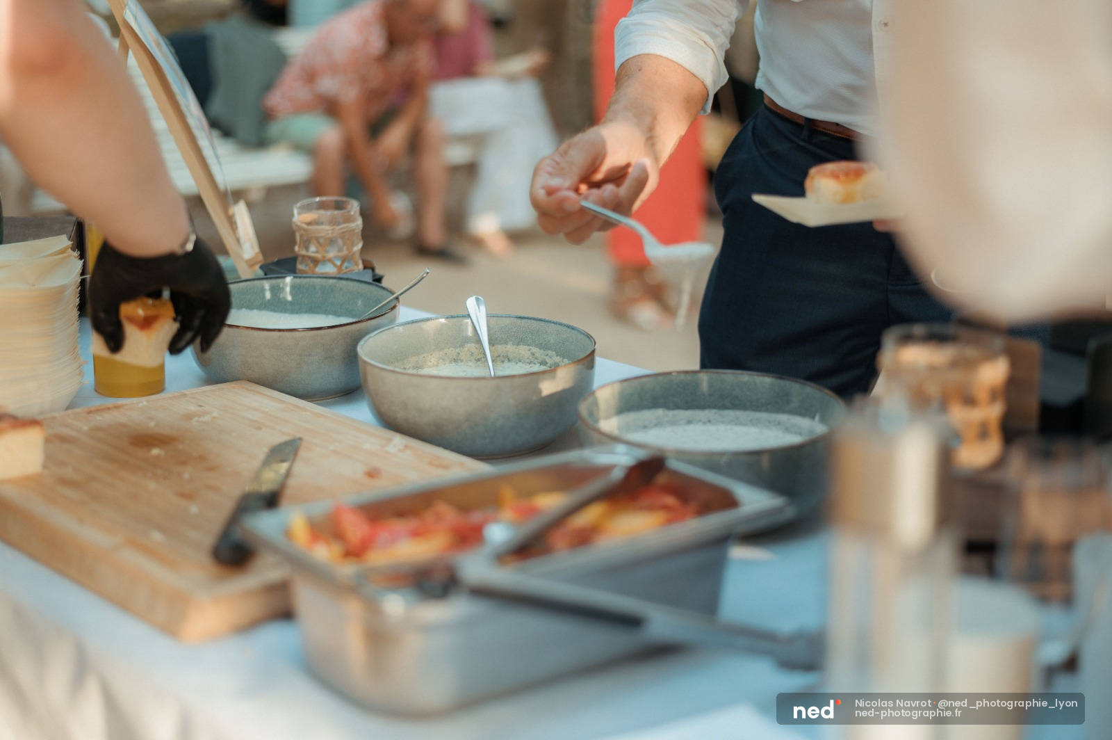Atelier cuisine participatif, préparation collective