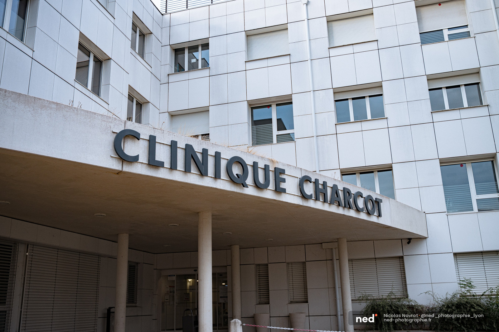 Façade Clinique Charcot Lyon architecture moderne