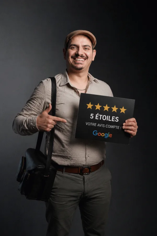 Nicolas, votre photographe, vous invite à laisser un avis Google